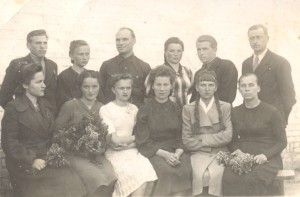 1946 г., кал-тыў настаунікаў Галынкаўскай сямігодкі