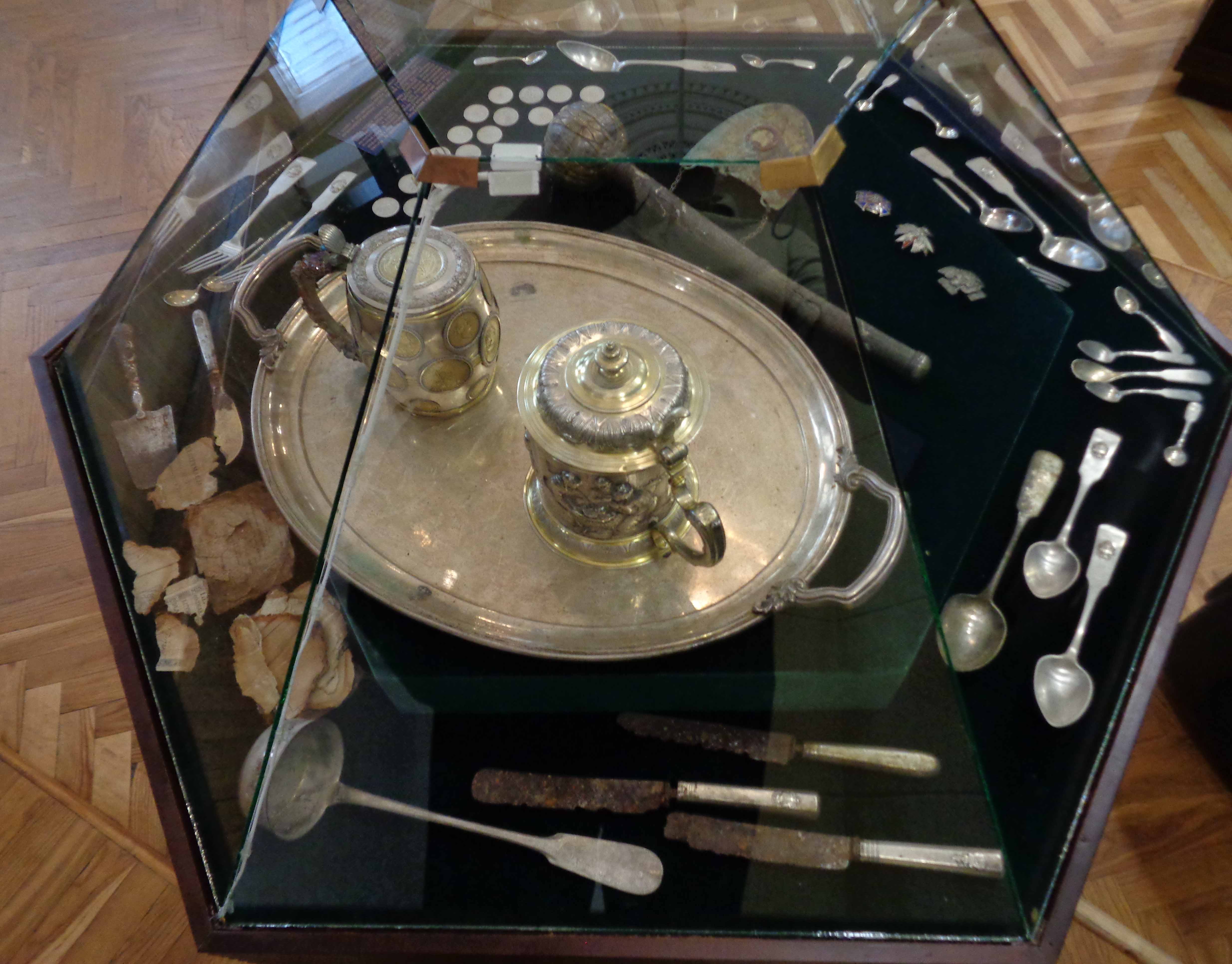 Among the treasures on the exhibition is the treasure found in Minchyki of Berestovitsa district