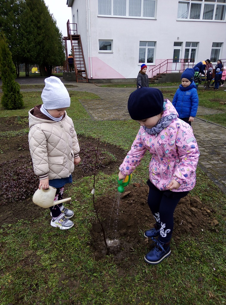 В  яслях-саду аг. Пограничный провели экологическую акцию «Расти, наш сад!»