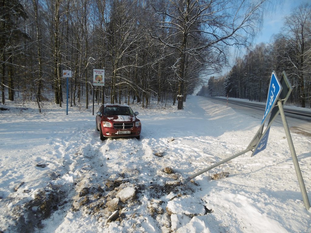 В Берестовицком районе произошли две похожие аварии,  но с различным финалом