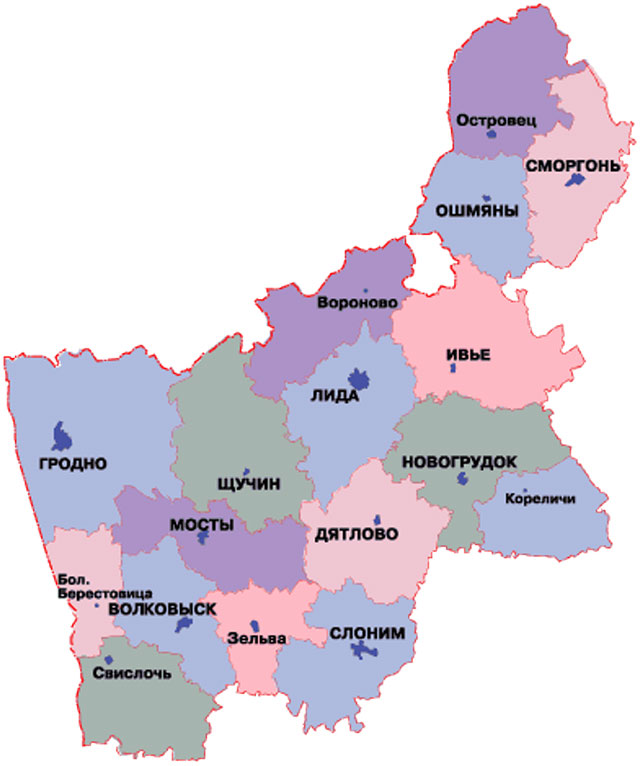 Первые созидательные шаги  Гродненской области