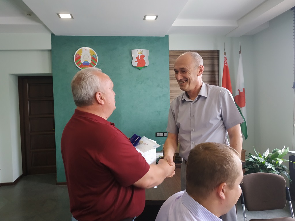 Федэрацыя прафсаюзаў Беларусі  ўзнагародзіла старшыню Бераставіцкага райвыканкама  Антона Кулісевіча юбілейным медалём
