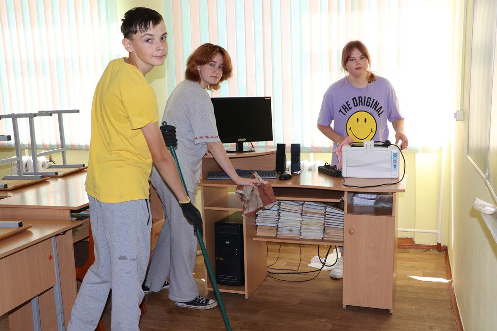 Организация труда учащихся в летний период