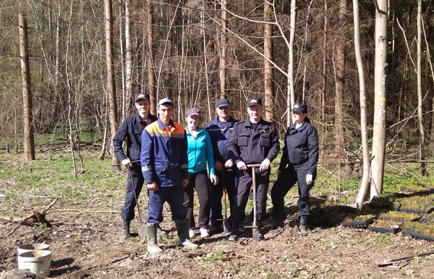 Сотрудники районного отдела Следственного комитета присоединились к республиканской акции «Неделя леса – 2019»