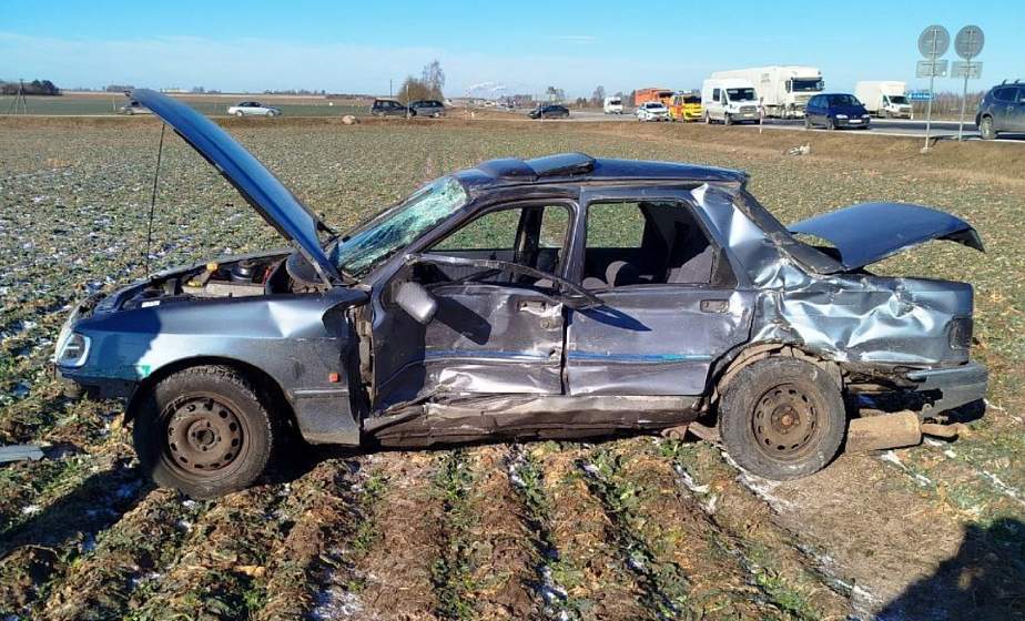 В Гродненском районе легковушка столкнулась с грузовиком