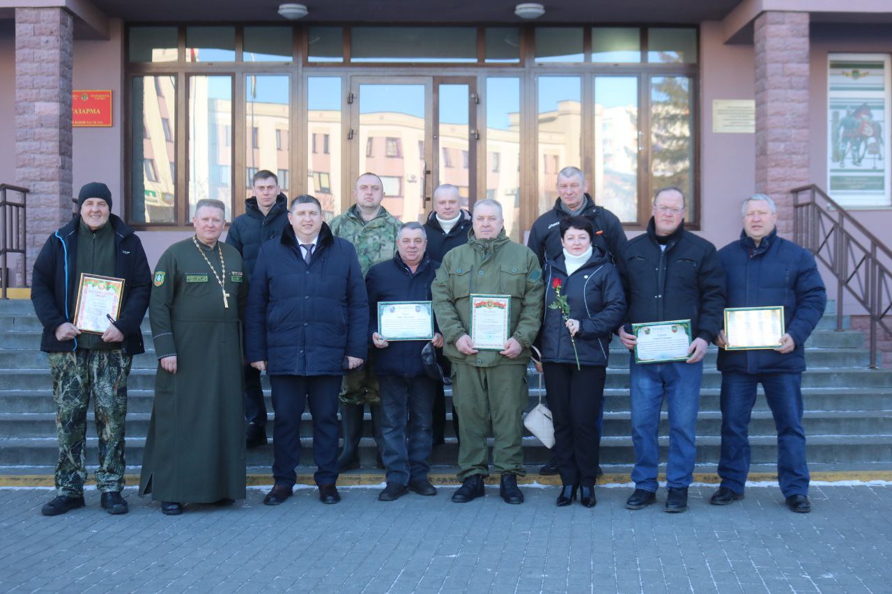 В Гродненской пограничной группе состоялся ежегодный слет добровольных дружин