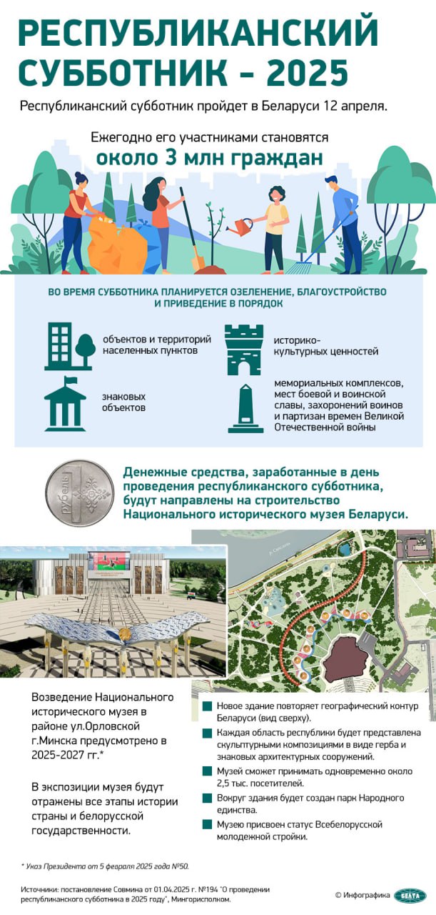 Республиканский субботник пройдет сегодня в Беларуси