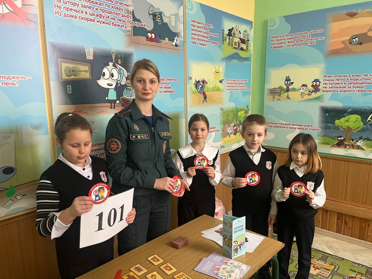 Комната безопасности в Берестовицком РОЧС - познавательно и увлекательно!