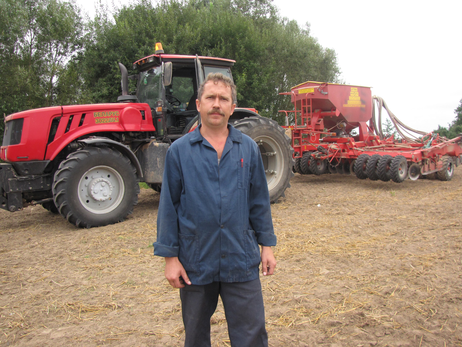 У СВК “Малабераставіцкі элітгас” сеюць азімы рапс