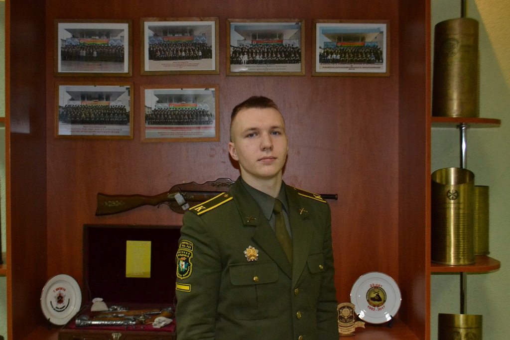 Александр Андрушевич из агрогородка Пограничный сделал выбор в пользу Военной академии Республики Беларусь