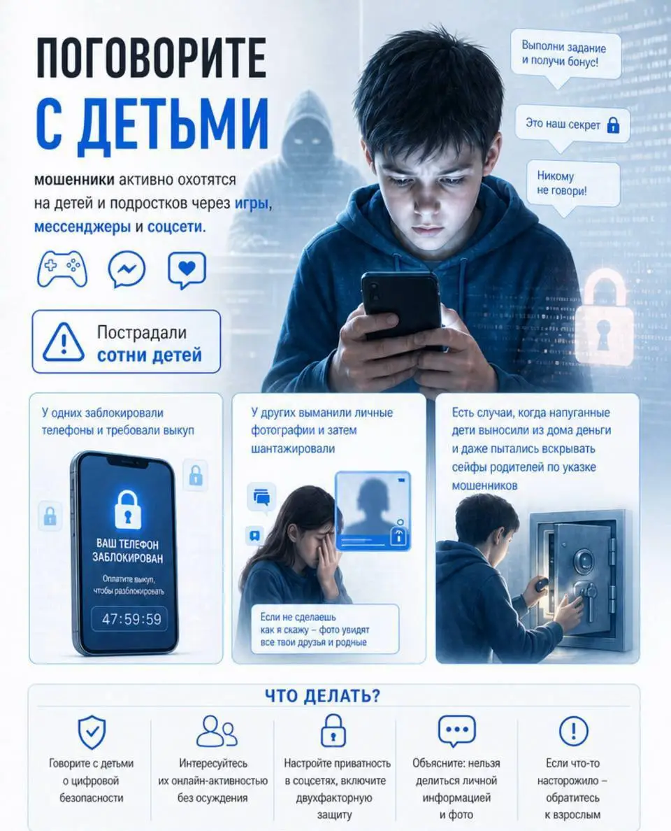 Дети и подростки - легкая мишень для мошенников  