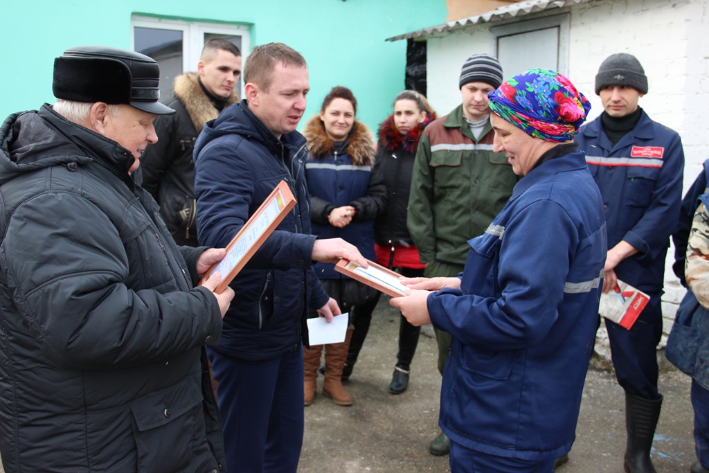 В КСУП «Малоберестовицкий элитхоз»  наградили  победителей акции «Наш животновод»