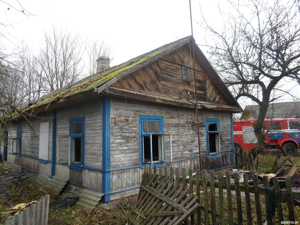 В Клепачах горел жилой  дом