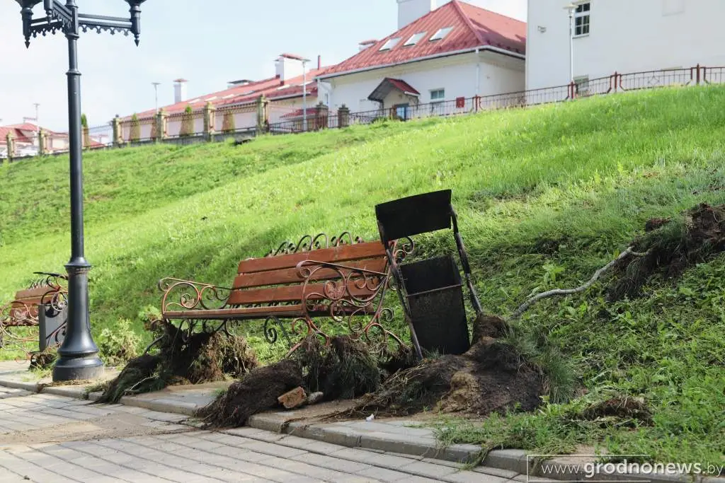 В Гродно ликвидируют последствия сильнейшего ливня