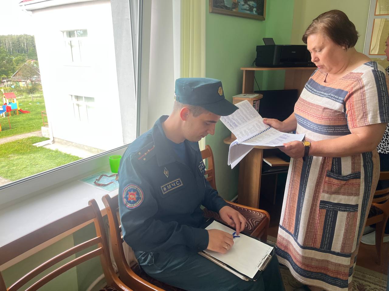 Берестовицкие спасатели проверили детские сады района