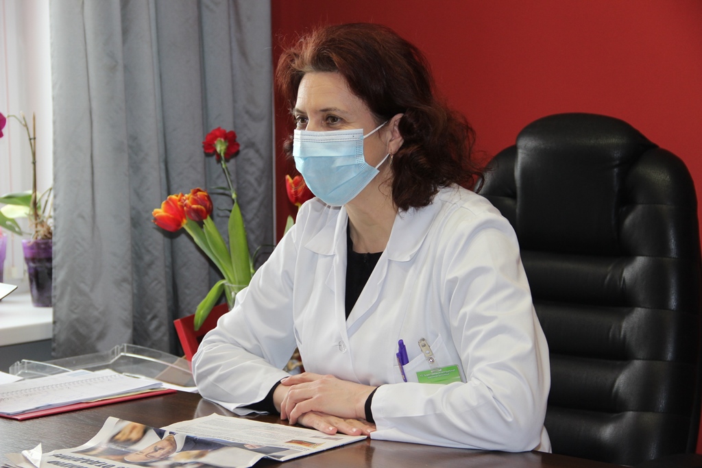 Перед коллективом Берестовицкой ЦРБ выступила делегат ВНС Марина Куделя