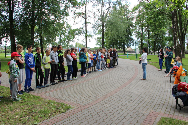 В городском сквере г.п.Б.Берестовица прошел спортивно-патриотический марафон