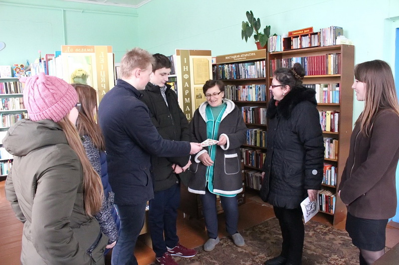 У бібліятэках Бераставіцкага раёна павіншавалі жанчын