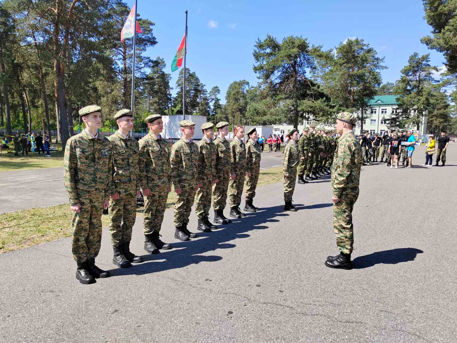 Военно-патриотический клуб «Западный рубеж» средней школы аг. Пограничный стал призером областной игры «Орленок»
