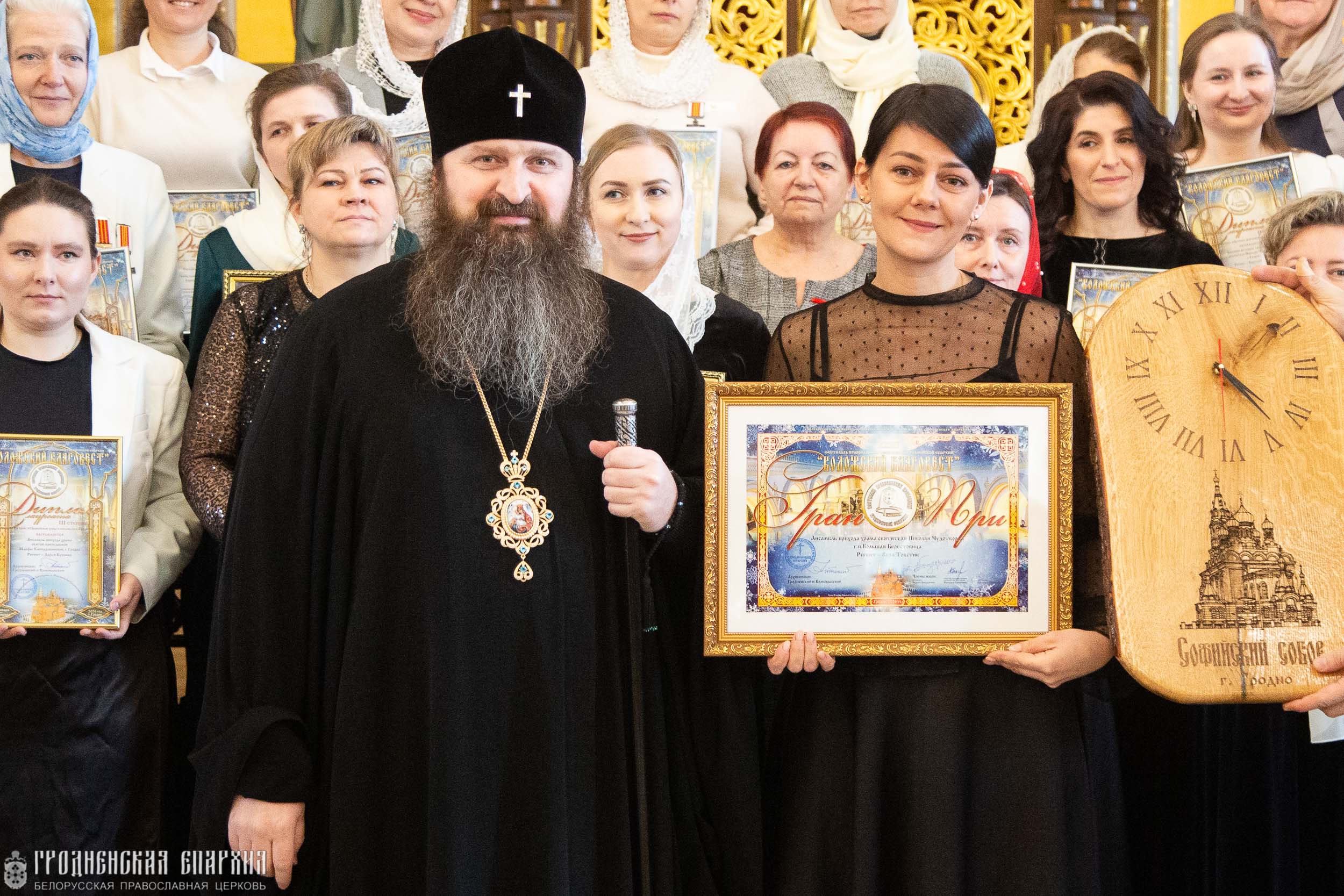 Ансамбль прихода храма святителя Николая Чудотворца г. п. Большая Берестовица стал обладателем Гран-при фестиваля «Коложский Благовест»