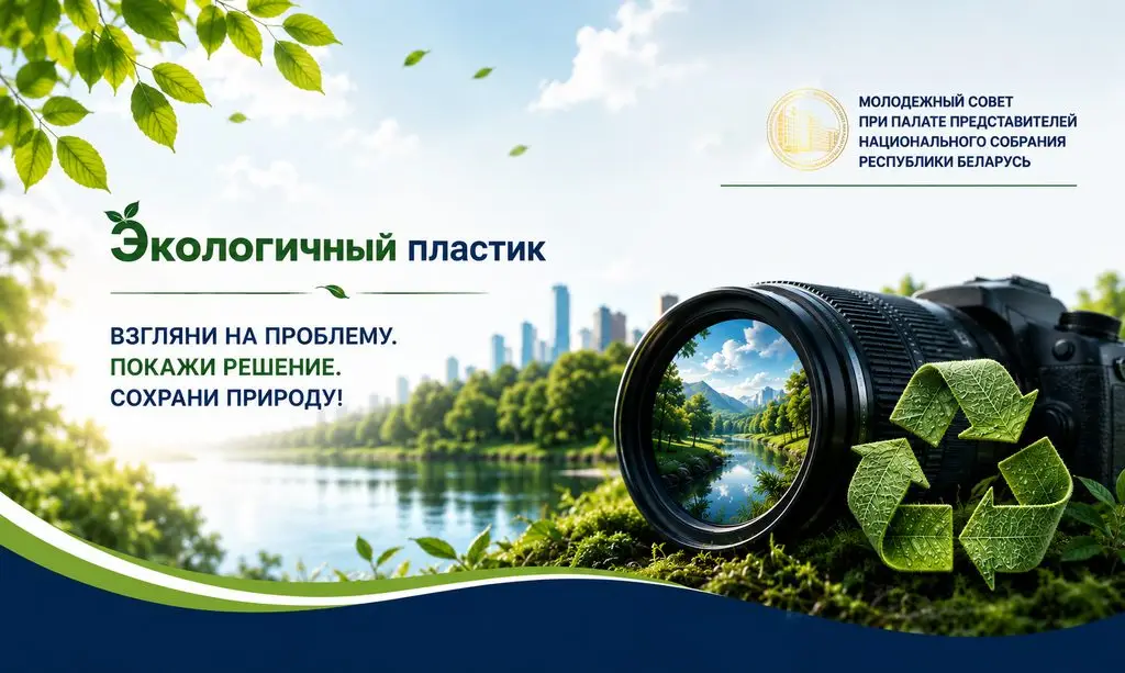 Стартовал прием заявок на Республиканский фотоконкурс «Экологичный пластик» – 2026