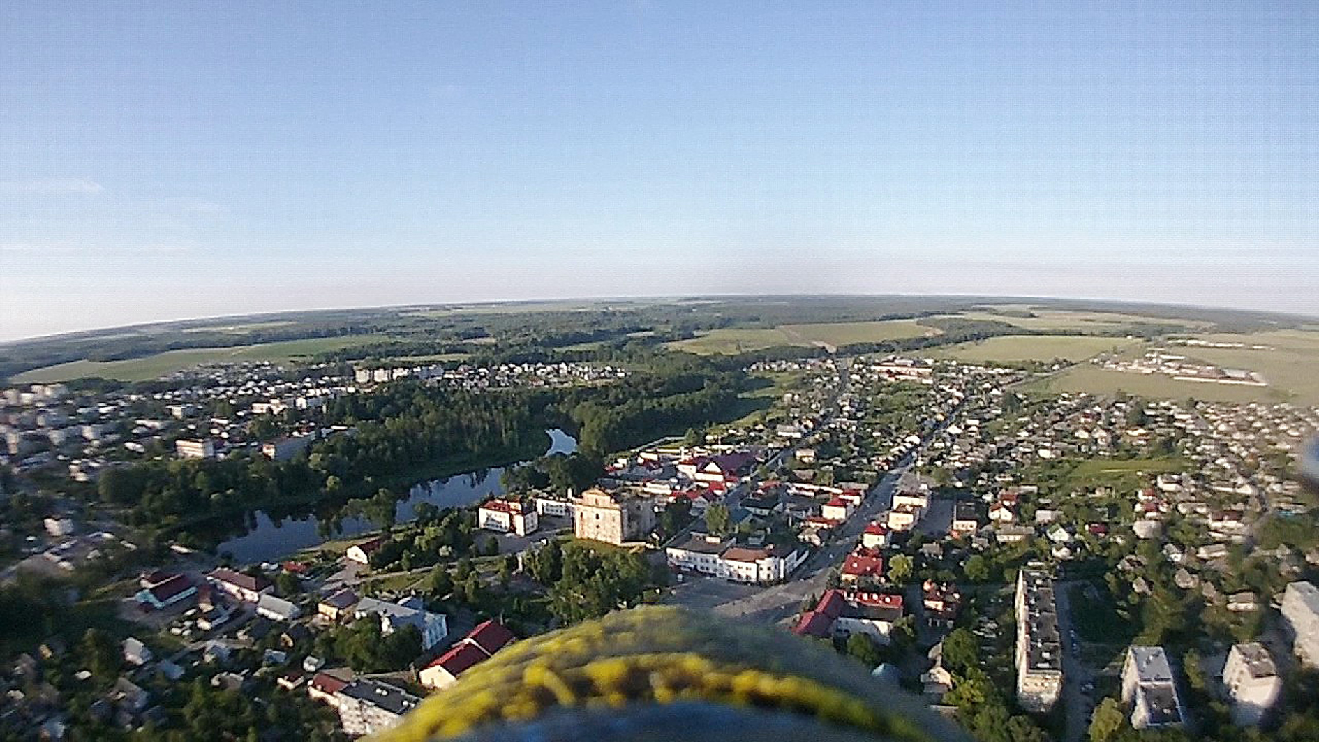 Берестовица  с высоты 120 метров