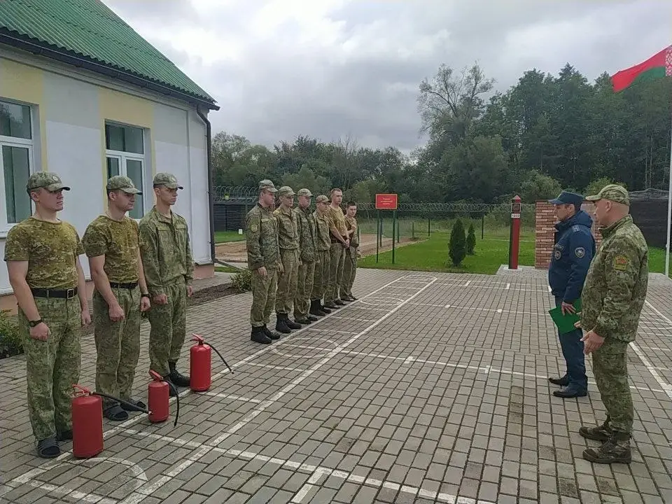 В Берестовицком районе прошли совместные тактико-специальные учения МЧС и органов пограничной службы