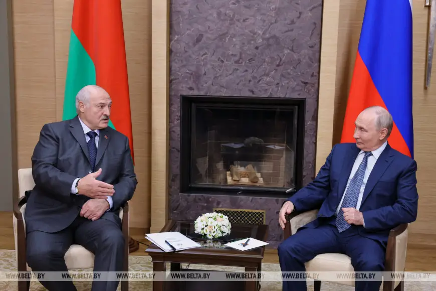 Александр Лукашенко на встрече с Владимиром Путиным позитивно оценил совместную работу правительств Беларуси и России