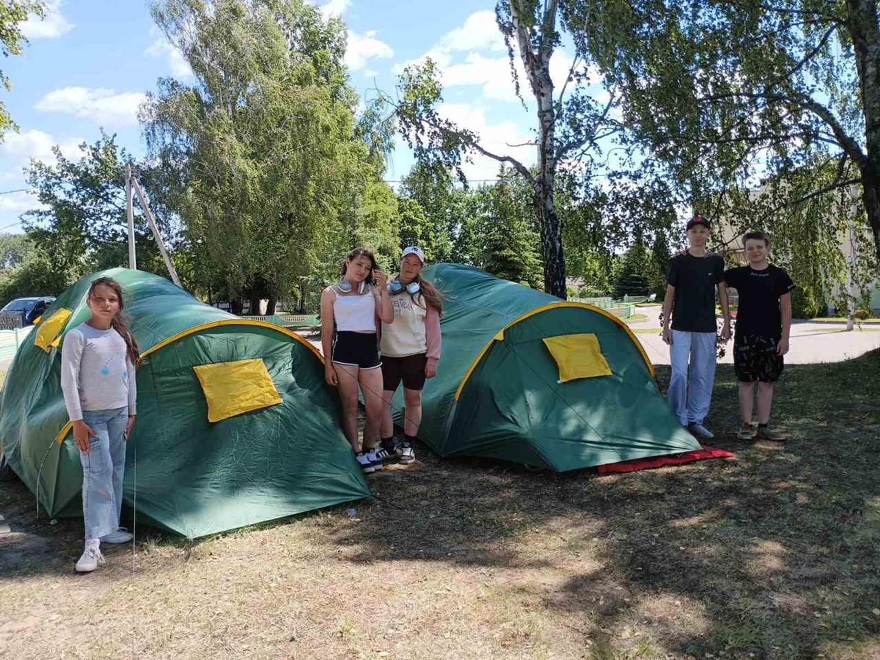 В Макаровской средней школе начал свою работу палаточный лагерь «Юный следопыт»