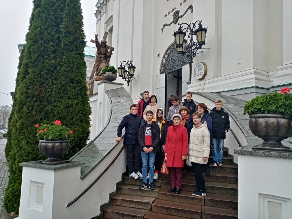 Гісторыя – побач. Экскурсія макараўскіх школьнікаў у Гродна