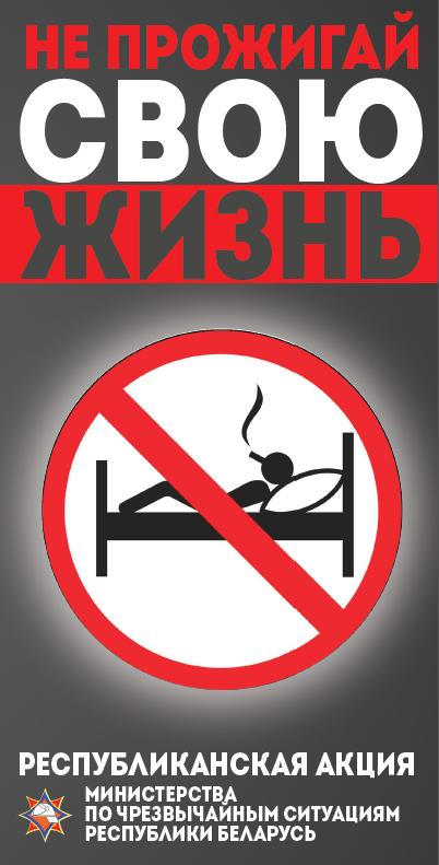 С 4 ноября стартует республиканская информационно-пропагандистская акция МЧС «Не прожигай свою жизнь!»