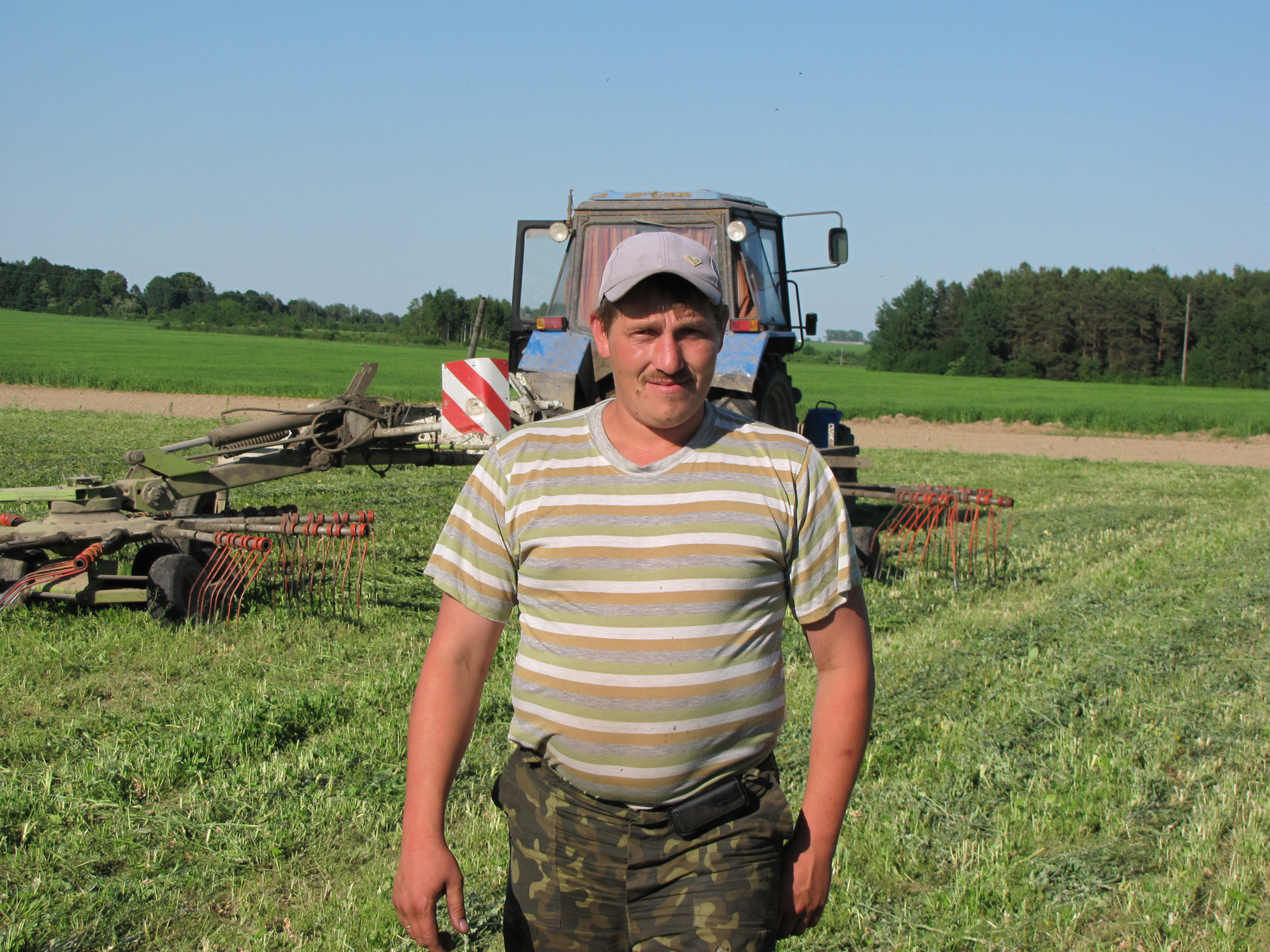 У Бераставіцкім раёне ідзе нарыхтоўка кармоў
