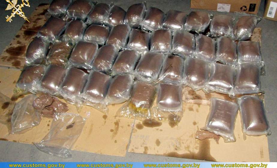 Более 20 кг гашиша пытались ввезти из Польши в топливном баке машины