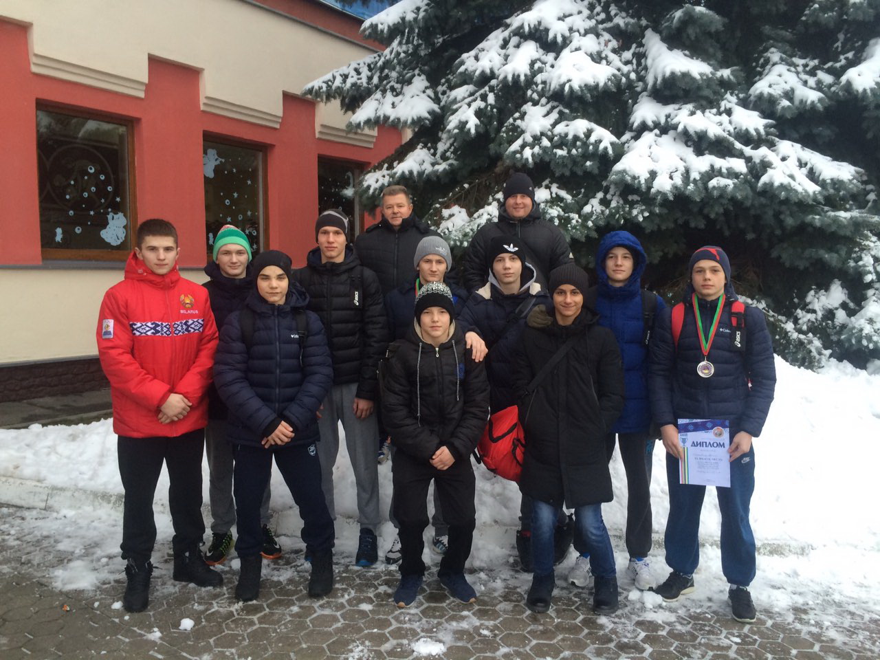 У берестовицких борцов –  второе место в республиканской спартакиаде