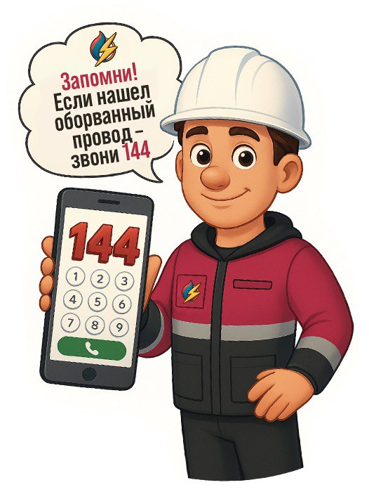 Если оборвался провод электропередачи