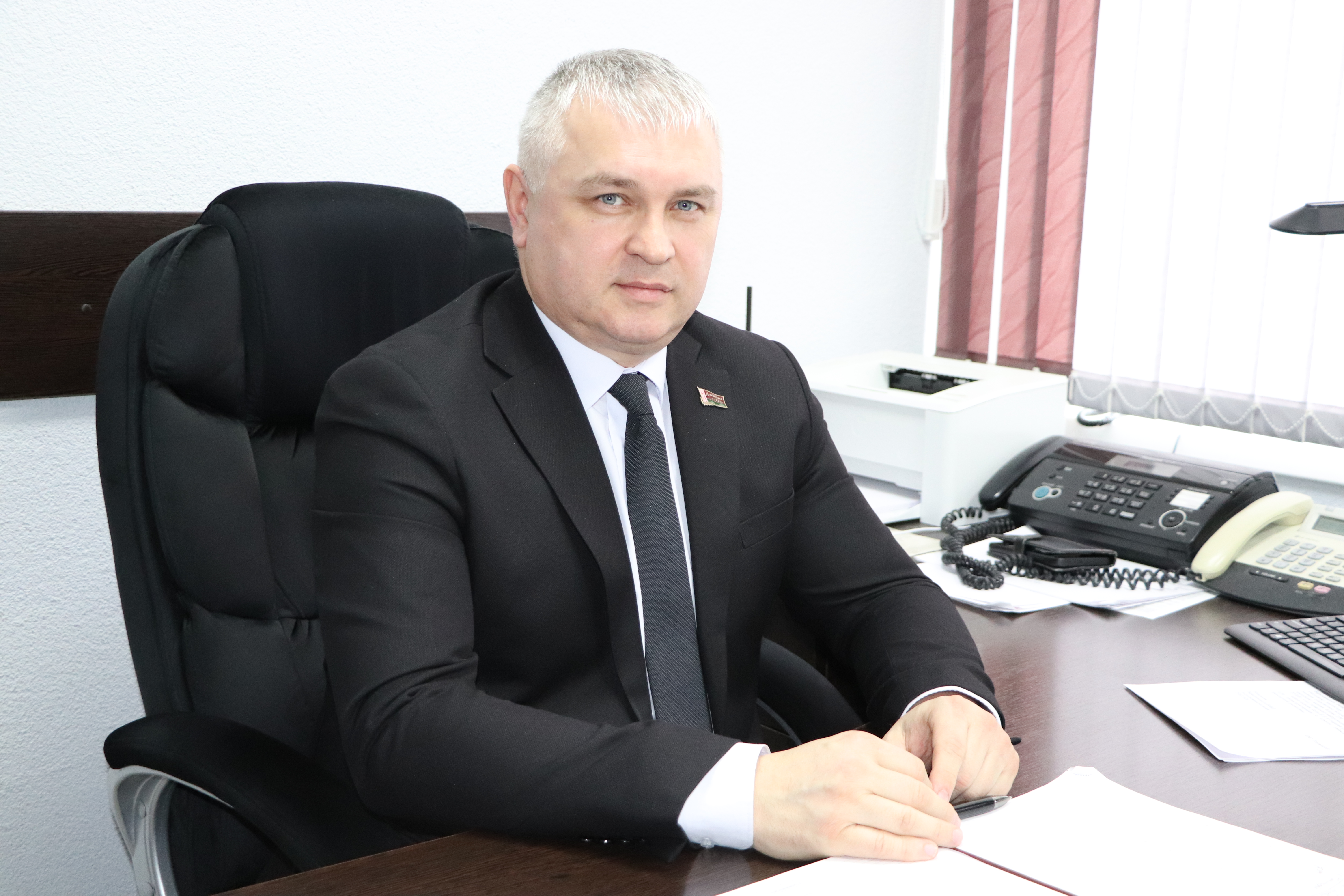 Поздравление начальника Берестовицкого РОВД Олега Лозовицкого с Днем милиции