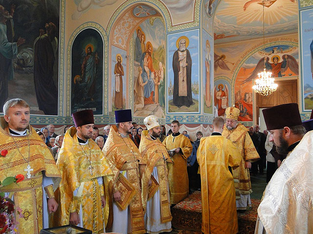 Визит архипастыря в Олекшицы