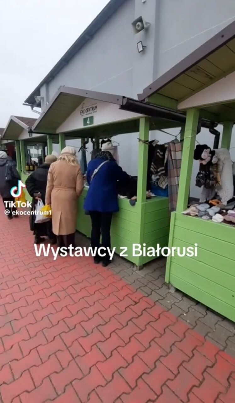 На рынке в Белостоке появились белорусские ряды