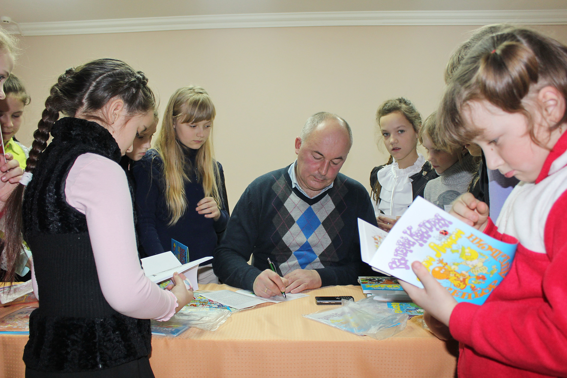 Валерый Квілорыя – у гасцях  у бераставіцкіх школьнікаў