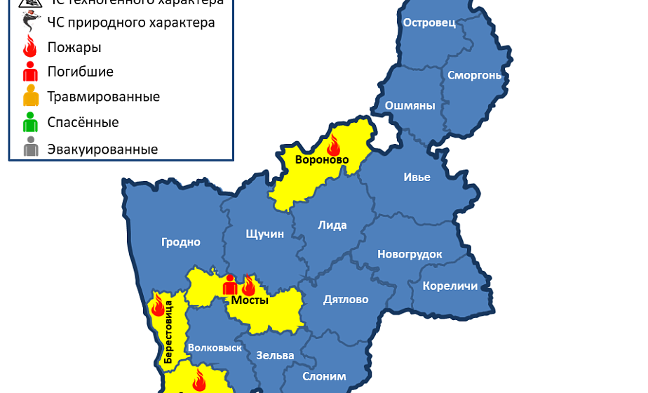 За сутки в области произошли 4 пожара, погиб 1 человек