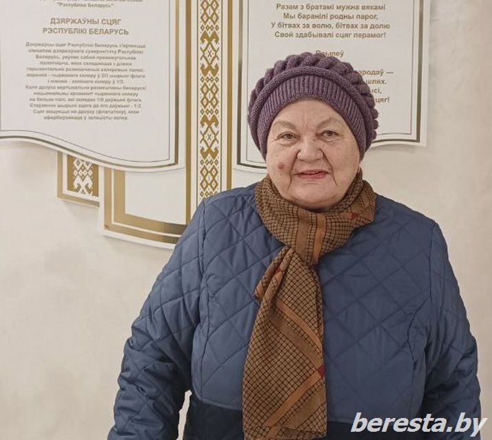 Жительница Большой Берестовицы Зинаида Земцова отдала свой голос на Советском участке для голосования №3