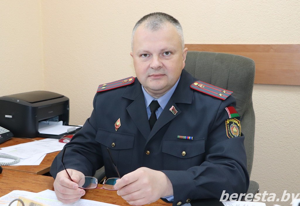Заместитель начальника Берестовицкого РОВД Олег Цумарев проведет прямую линию