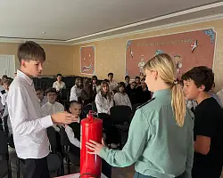 Берестовицкие спасатели провели для школьников интерактивный урок безопасности