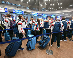 Белорусская делегация прибыла на Европейский юношеский олимпийский фестиваль в Скопье