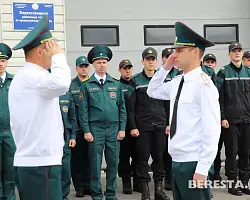 На страже безопасности. Торжественное мероприятие в честь Дня пожарной службы прошло в Берестовицком РОЧС