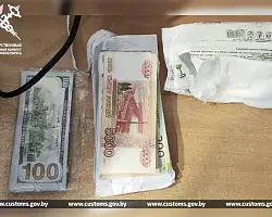 Семейная пара на границе спрятала крупную сумму валюты в пачках от салфеток