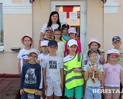 В гостях у «районки». На экскурсии в «Бераставіцкай газеце» побывали воспитанники лагеря «Дружба» 