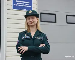 Инспектор Берестовицкого РОЧС Александра Карамзина - голос безопасности нашего района