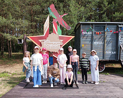 Путешествие в историю: воспитанники лагеря «Лучики» Макаровской средней школы  посетили «Гродненскую крепость. Партизанский лагерь» и сыграли в «Зарницу»