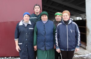 Святлана Цымбал, Людміла Новікава, Алена Македон, Ірына Кучынская і Пётр Сяргейчык 